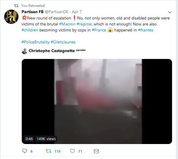 NantesMacronbrutalityApril672019FinancialTimestwitter