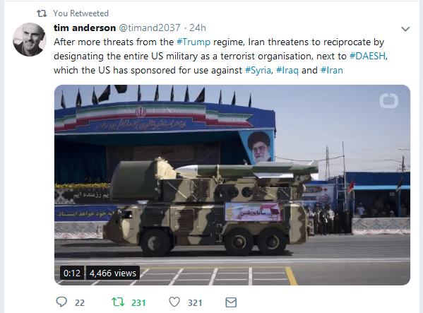 TrumpIranContest for wwiiiApril 082019